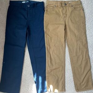 Navy and Tan Uniform Pants Bundle